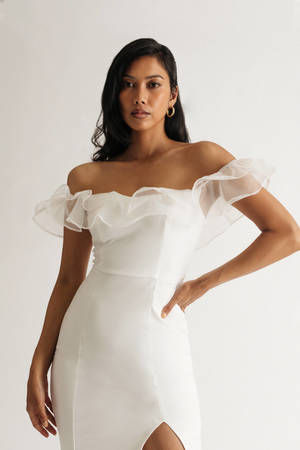 White Homecoming Dresses for Women Tobi CA