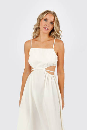 Veronica Maxi Dress in Cream - … curated on LTK
