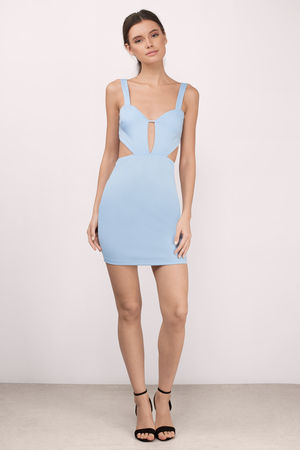 Baby blue club dress hotsell