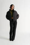 Always Ready Black Quilted Puffer Jacket