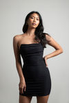 Annamarie Strapless Bodycon Mini Dress - Black