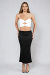 Can’t Handle This Pencil Midi Skirt - Black