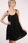 Emilie Black Shift Dress