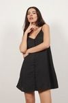 Someone You Loved Black Shift Dress