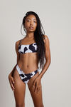 Moo-ve Over Black & White Cow Bikini Set