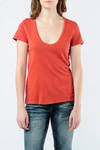 orange Relaxed Casual T-Shirt