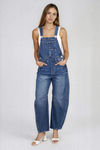Move With Me Denim Overall Jumpsuit - Denim Blue