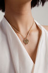 Betsy Rosary Gold Charmed Necklace
