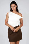 Softly Yours One Shoulder Top - Ivory