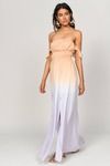 Kallie multi Smocked Ombre Maxi Dress