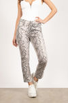 Take Command Multi Snakeskin Faux Leather Pants