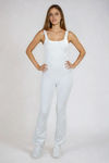 Stay Active Flare Stretch Workout Pants - Off White