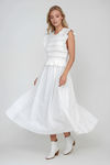 Still Into You Crochet Ruffle Maxi Dress - Off White