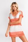 Spaced Out Two-Tone Cover Up - Orange
