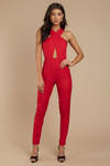 Aurora Red Jumpsuit