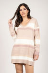 Diana Rose Multi Striped Sweater Dress