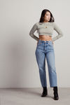 Fire Within Crop Top - Sage