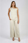 Elevate Charm One Shoulder Jumpsuit - Stone