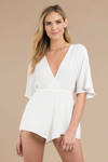 Danielle White Romper