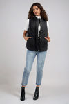 Cloud Quilted Puffer Vest - Black