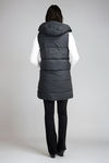 Cozy Trek Hooded Puffer Vest - Black