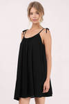 Emilie Black Shift Dress