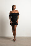Fiona Lace Black Bodycon Dress