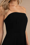 Janine Black Strapless Jumpsuit