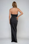 Made To Slay Halter Top and Maxi Skirt Set - Black