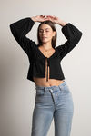 More Of This Crop Top - Black