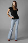 black Relaxed Casual T-Shirt