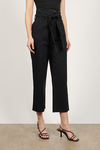 Too Much To Bare Black Cropped Wide Leg Pants