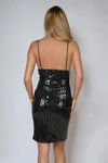 Wildest Dreams Bodycon Sequin Mini Dress - Black