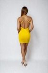 Sweet Escape Plunging Fringe Mini Dress - Dark Tealeaf