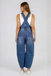 Move With Me Denim Overall Jumpsuit - Denim Blue