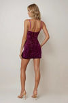 Alodia Sequin Cami Mini Dress - Fuchsia