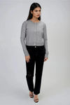 Off the Edge Button Down Sweater Cardigan - Heather Grey