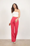 Instant Notice Hot Pink Flared Pants