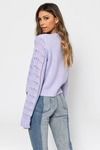 Take It Easy Lavender Sweater