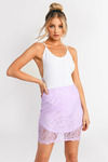 Whirlwind Romance Lavender Pencil Skirt