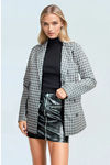 Timeless Check Structured Blazer - Multicolor
