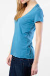 blue Relaxed Casual T-Shirt