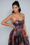 Soft Armor Corset Bubble Maxi Dress - Pink Combo