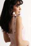 Camilla Pink Multi Floral Bustier Tie Strap Mini Dress