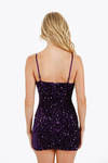 Alodia Purple Sequins Dress