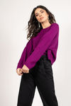 Wander Around Purple Sweater