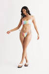 Sherbet Summer Rainbow Bikini Set