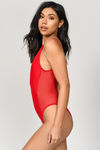 Deep End Red One Piece Swimsuit