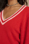 Finders Keepers Jazz Red Knit Sweater 