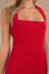 Out of Bounds Red Jumpsuit